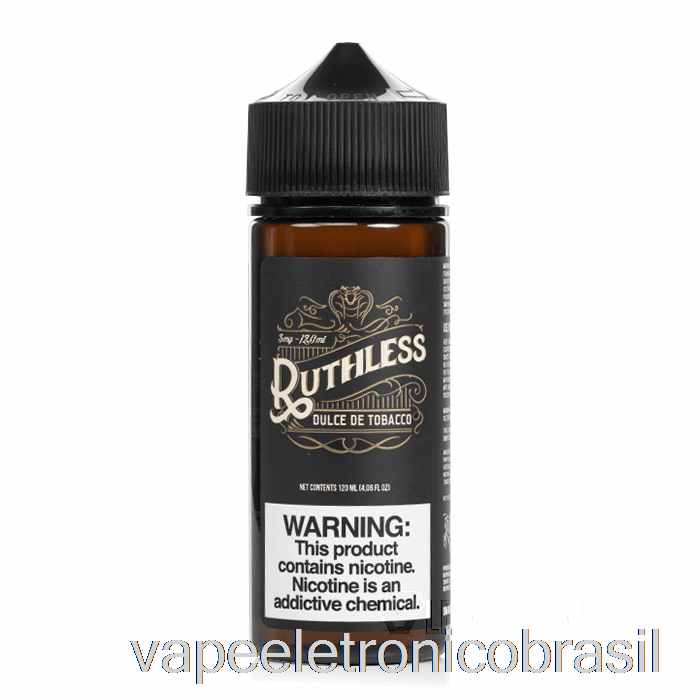 Vape Eletrônico Doce De Tabaco - Vapores Implacáveis ​​- 120ml 3mg